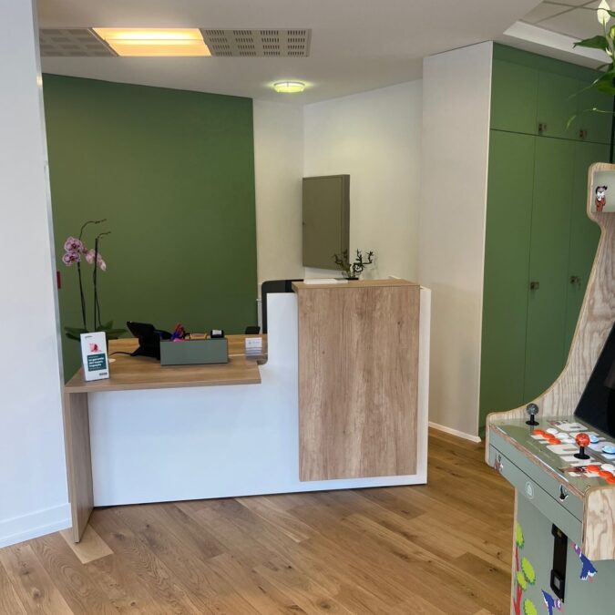 Mise en peinture d&#8217;un local commercial. Illzach 3