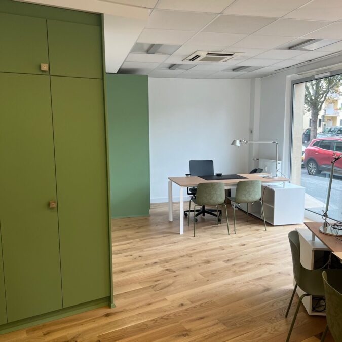 Mise en peinture d&#8217;un local commercial. Mulhouse 1