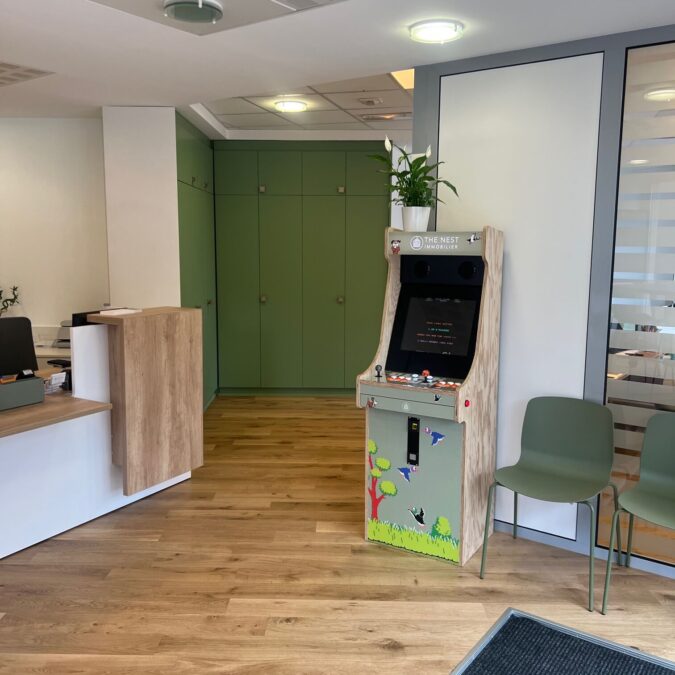 Mise en peinture d&#8217;un local commercial. Audincourt 0